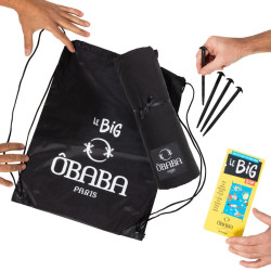 Drap de plage Ôbaba LE BIG Black