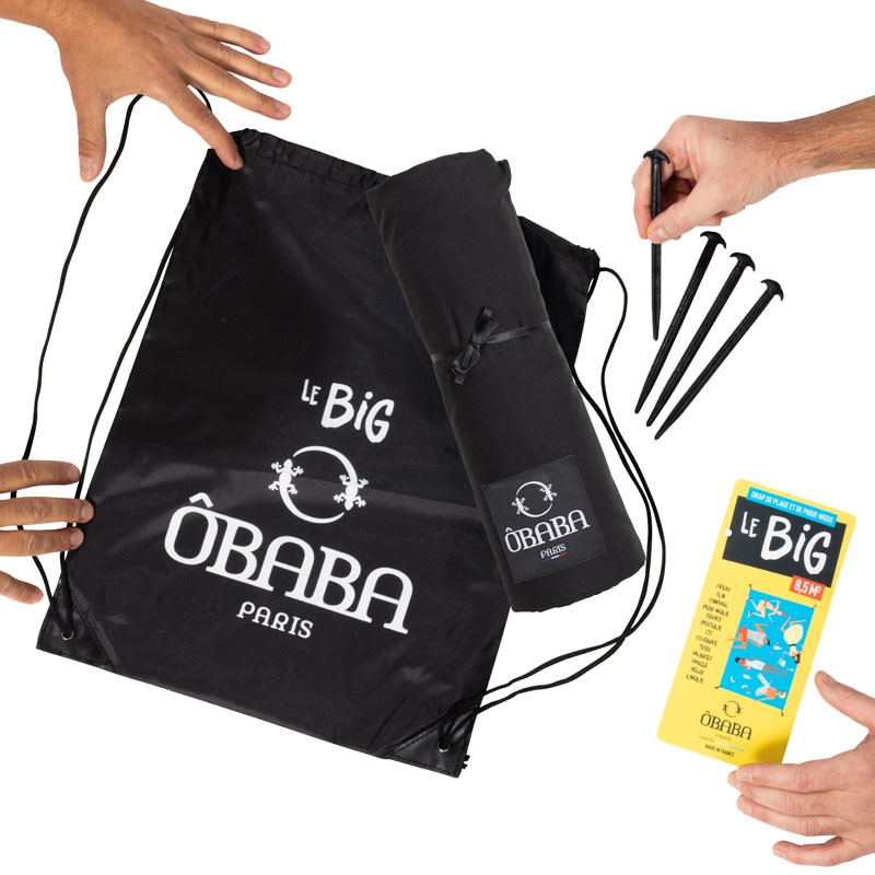 Beach blanket Ôbaba LE BIG Black