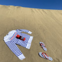 Drap de plage Ôbaba XXL+ Saint James Rouge