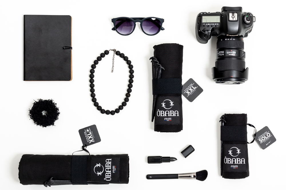 serviette-de-plage-noire