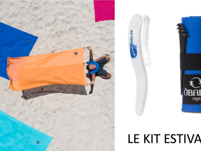 The kit made in France for the beach